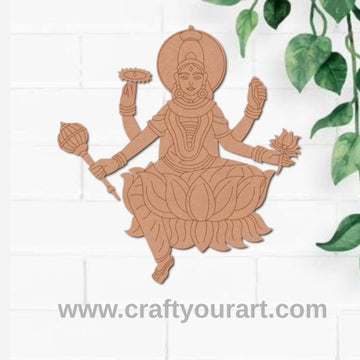 Goddess Siddhidhatri Pre Marked MDF Design 26