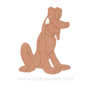 Goofy Dog Mickey Mouse Pre Marked MDF Design 3