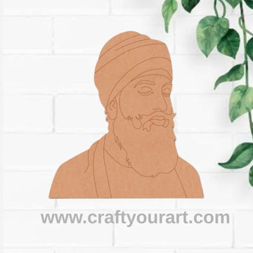 Guru Teg Bahadur Ji Pre Marked MDF Design 2