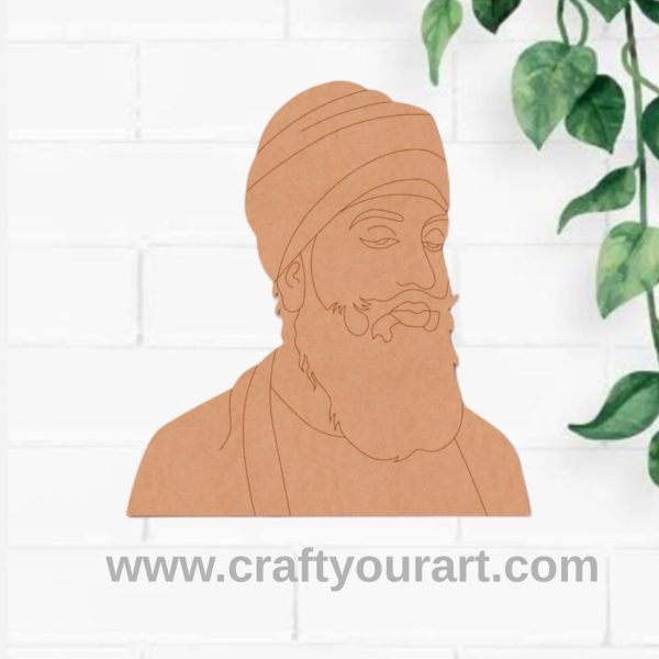 Guru Teg Bahadur Ji Pre Marked MDF Design 2