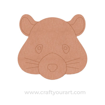 Hamster Pre Marked MDF Design 1