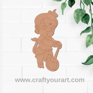 Hanuman Ji Pre Marked MDF Design 1