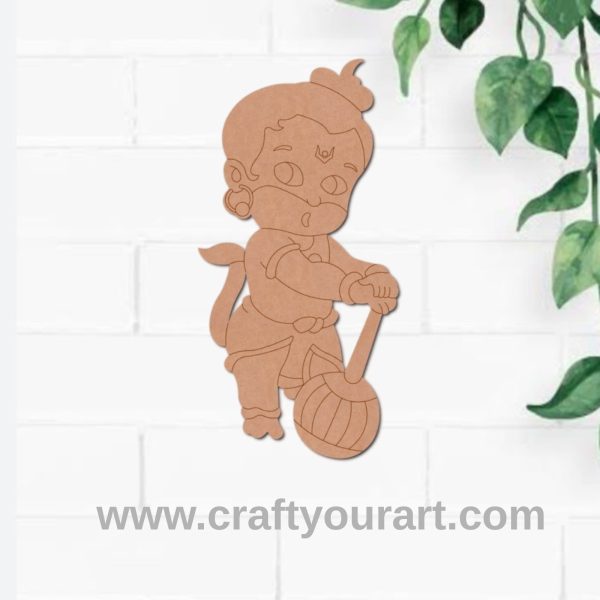 Hanuman Ji Pre Marked MDF Design 1