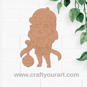 Hanuman Ji Pre Marked MDF Design 2