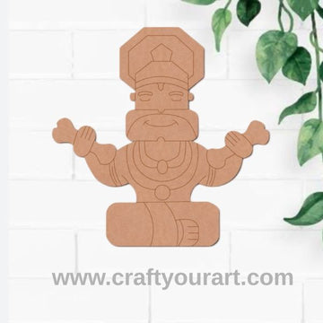 Hanuman Ji Pre Marked MDF Design 5