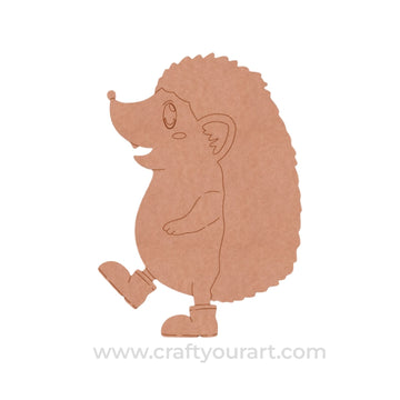 Hedgehog Pre Marked MDF Design 1