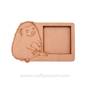 Hedgehog Three Layered Photo Frame MDF Design 1