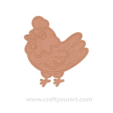 Hen Pre Marked MDF Design 2