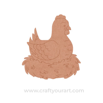 Hen Pre Marked MDF Design 5