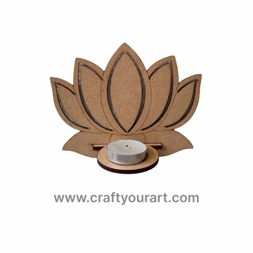 Lotus MDF Tealight design 11