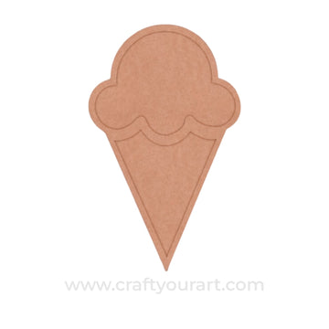 Ice Cream Mosaic Art Base MDF Design 1