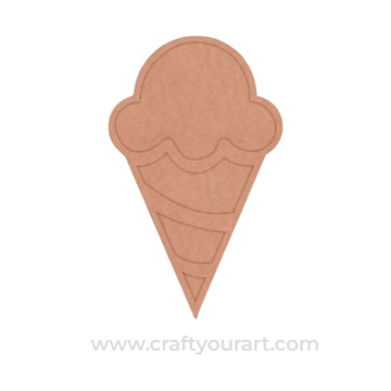 Ice Cream Mosaic Art Base MDF Design 2