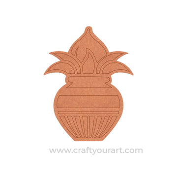 Kalash Matka Pre Marked MDF Design 1