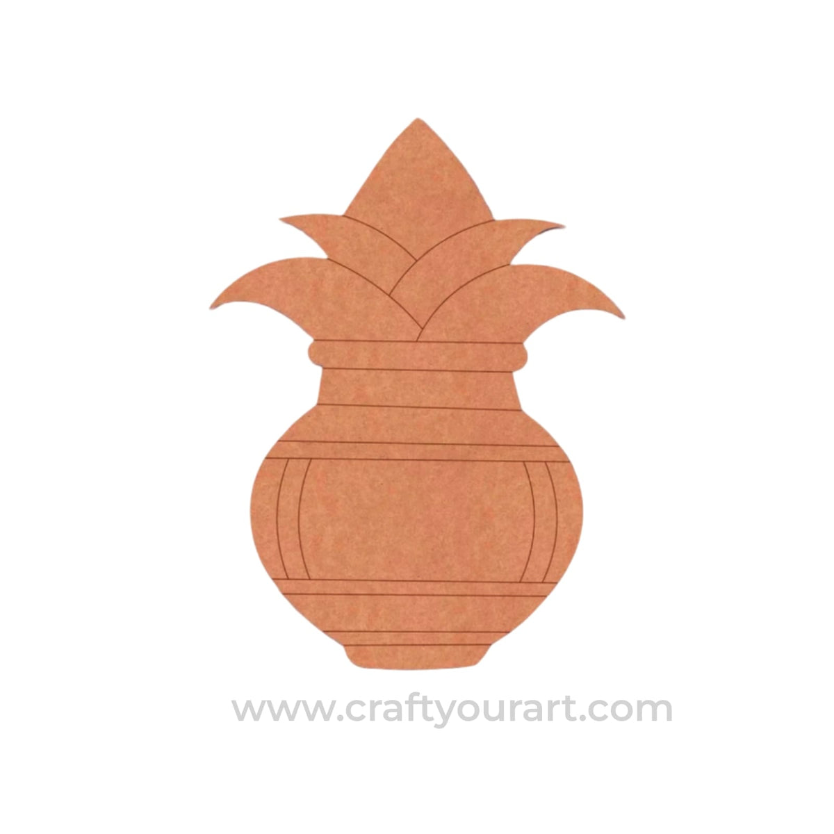 Kalash Matka Pre Marked MDF Design 2