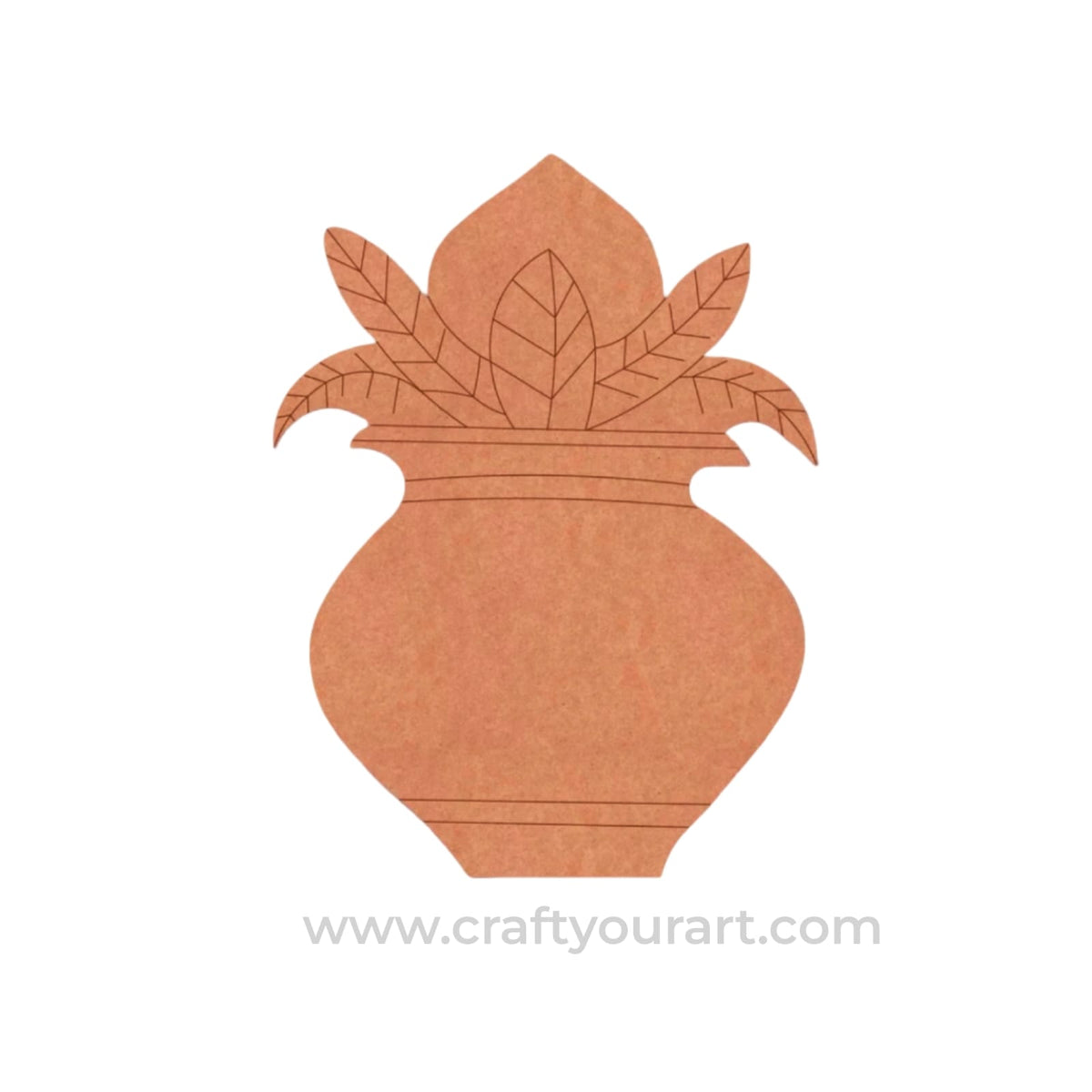 Kalash Matka Pre Marked MDF Design 3