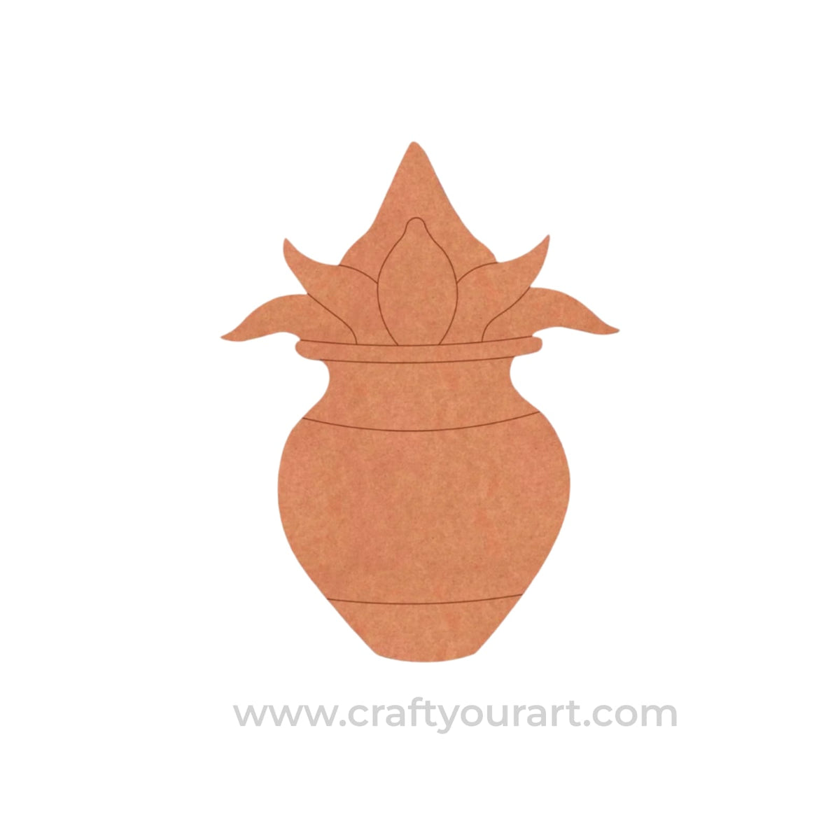 Kalash Matka Pre Marked MDF Design 4