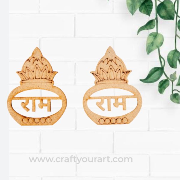 Kalash Ram Ram Pre marked MDF Design 28