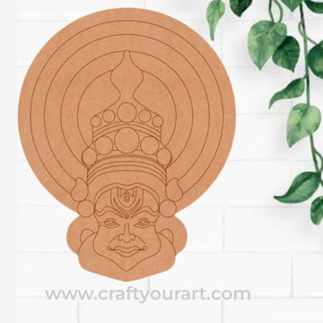 Kathakali Pre Marked MDF Design 1