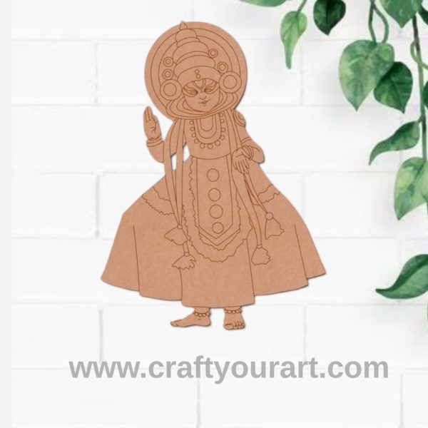 Kathakali Pre Marked MDF Design 10