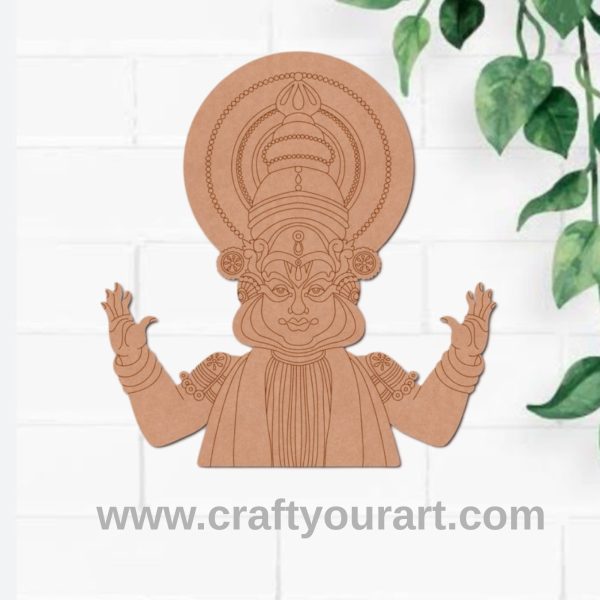 Kathakali Pre Marked MDF Design 11