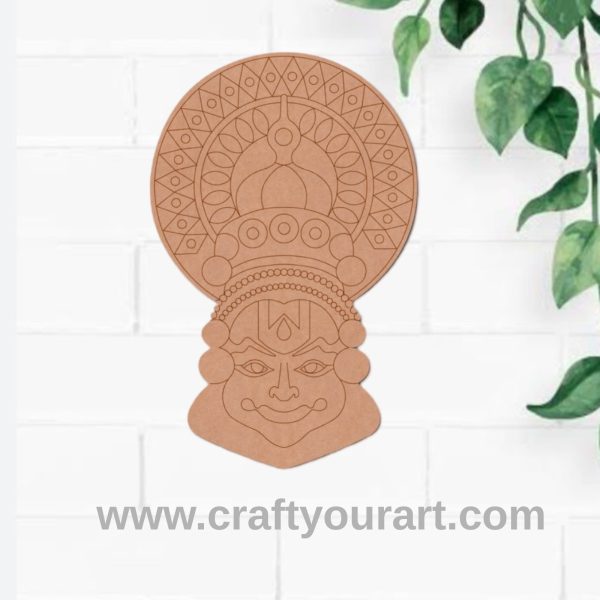 Kathakali Pre Marked MDF Design 2