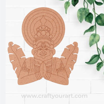 Kathakali Pre Marked MDF Design 4