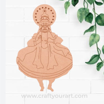 Kathakali Pre Marked MDF Design 5