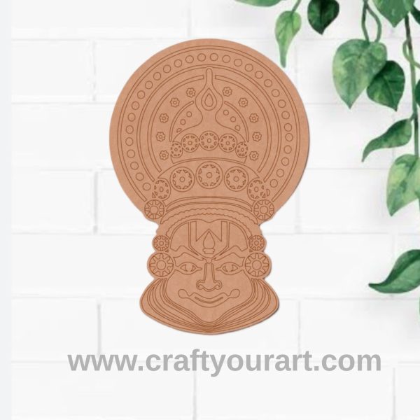 Kathakali Pre Marked MDF Design 6