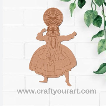 Kathakali Pre Marked MDF Design 9