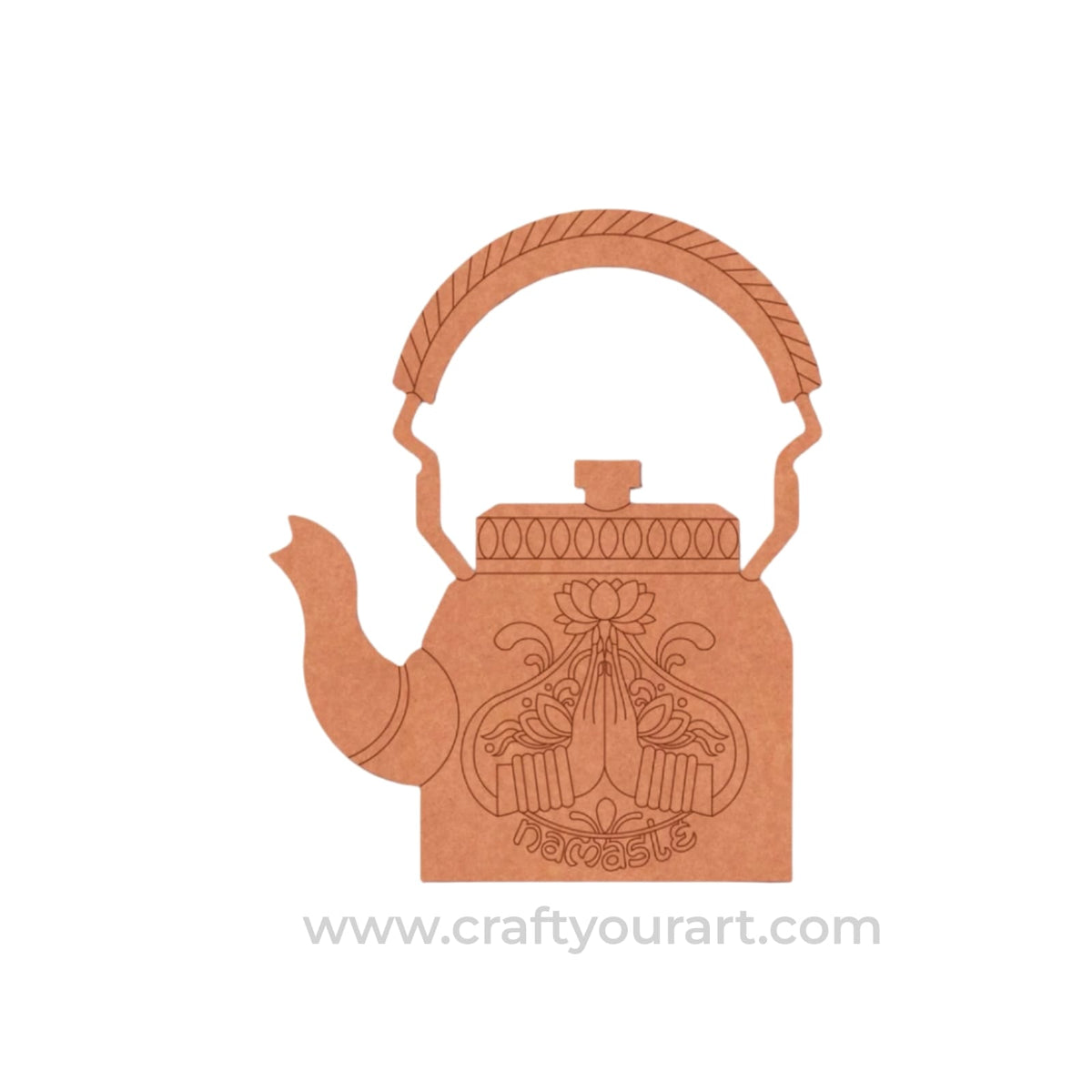 Kettle Namaste Pre Marked MDF Design 1