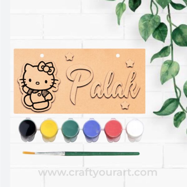 Kids DIY Kit Nameplate Design 18