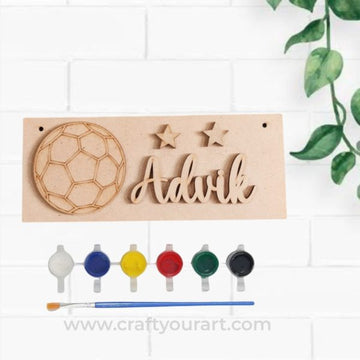 Kids DIY Kit Nameplate Design 2