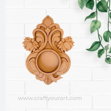 Kireet Tealight Candle Holder MDF Design 1