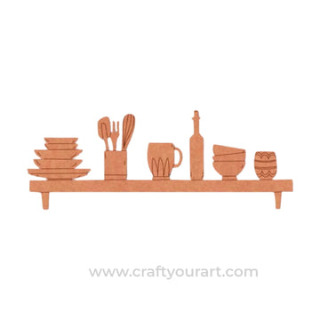 Kitchen Utensils Pre Marked Base MDF Design 1