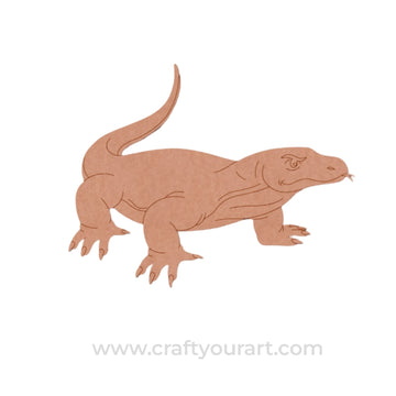 Komodo Dragon Pre Marked MDF Design 1