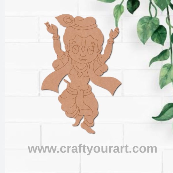 Krishna Ji Pre Marked MDF Design 35