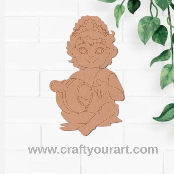 Krishna Ji Pre Marked MDF Design 37