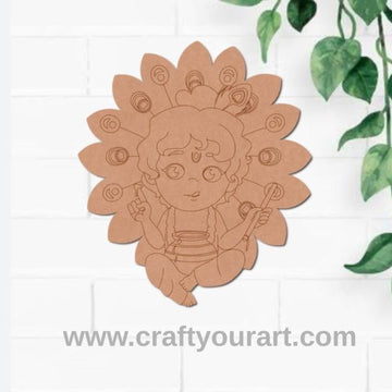 Krishna Ji Pre Marked MDF Design 56
