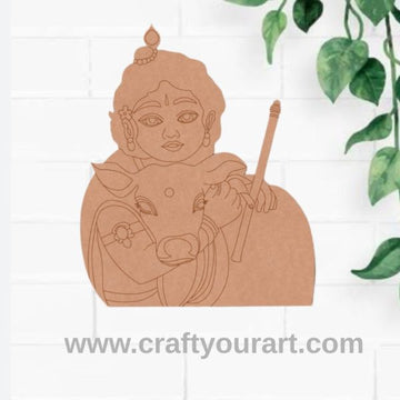 Krishna Ji Pre Marked MDF Design 57