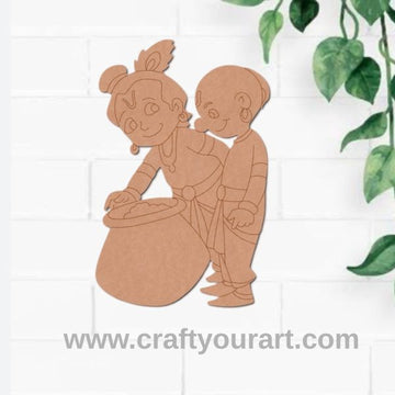 Krishna Ji Pre Marked MDF Design 72