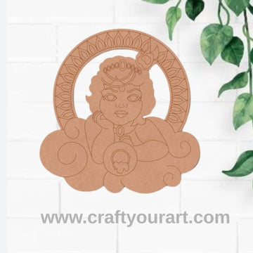 Krishna Ji Pre Marked MDF Design 73