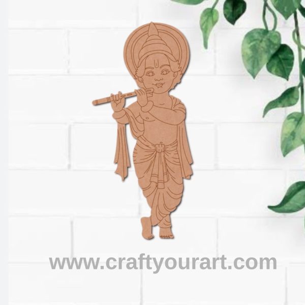 Krishna Ji Pre Marked MDF Design 8