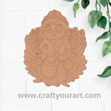 Krishna Ji Pre Marked MDF Design 9