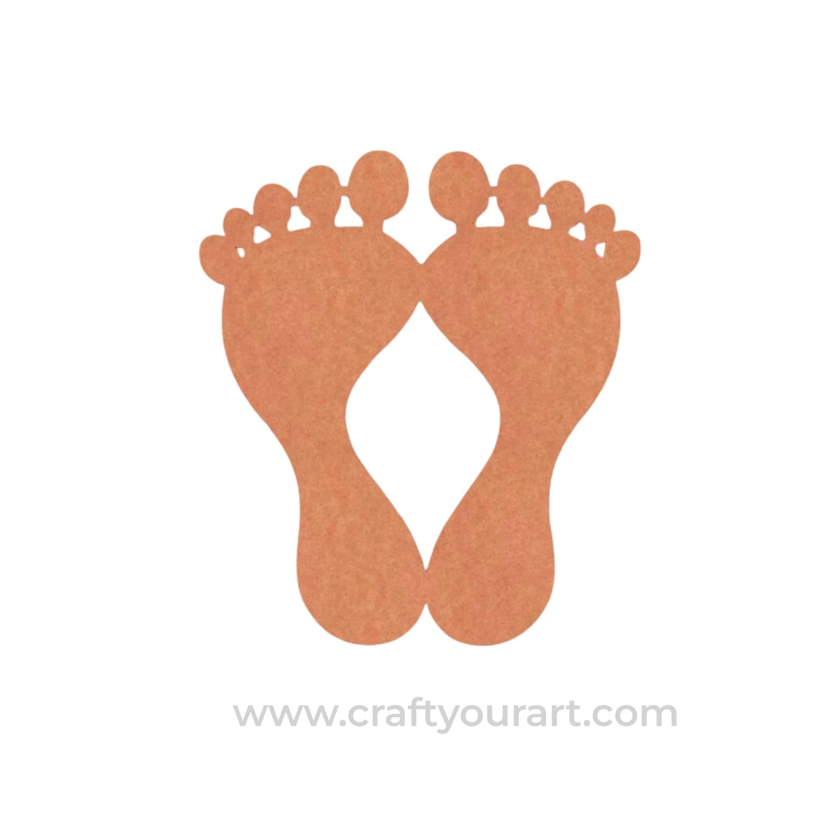 Lakshmi Paul Feet Cutout MDF Design 4