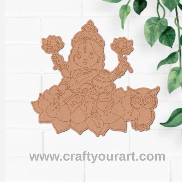 Lakshmi Ji Pre Marked MDF Design 10