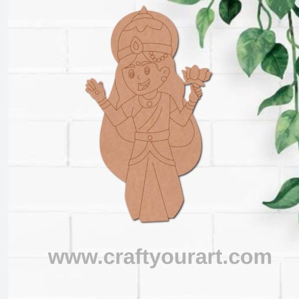 Lakshmi Ji Pre Marked MDF Design 13