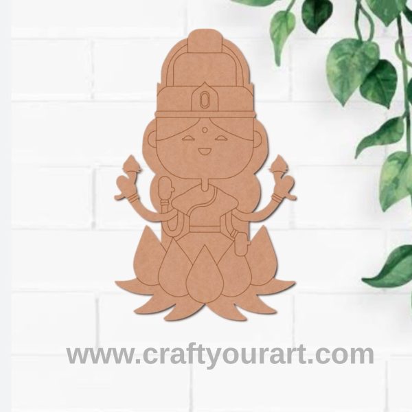 Lakshmi Ji Pre Marked MDF Design 16