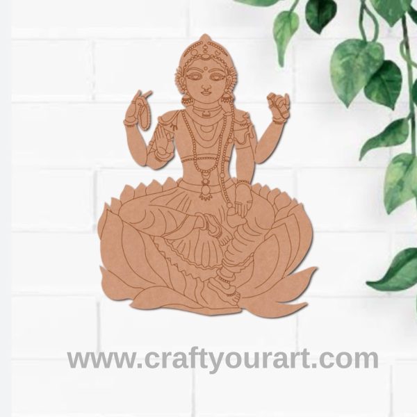 Lakshmi Ji Pre Marked MDF Design 2