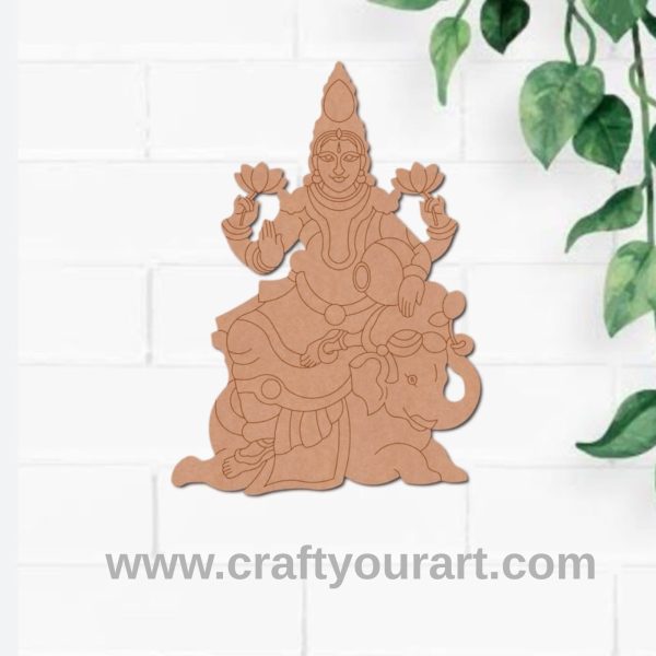 Lakshmi Ji Pre Marked MDF Design 3