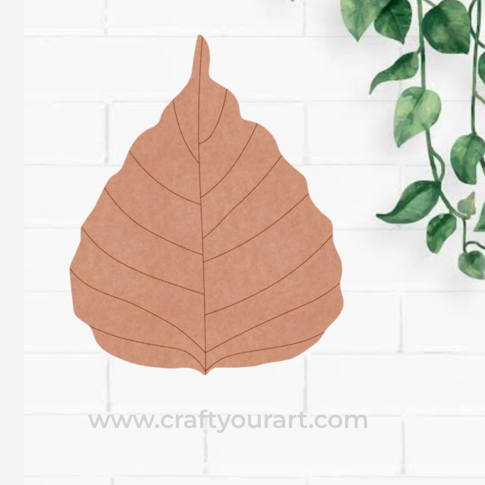 Leaf Pre Marked MDF Design 6